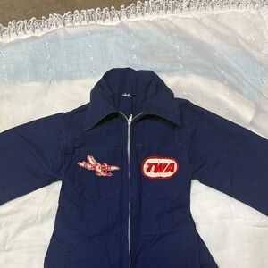 vintage twa kids Twa mechanic airline suit